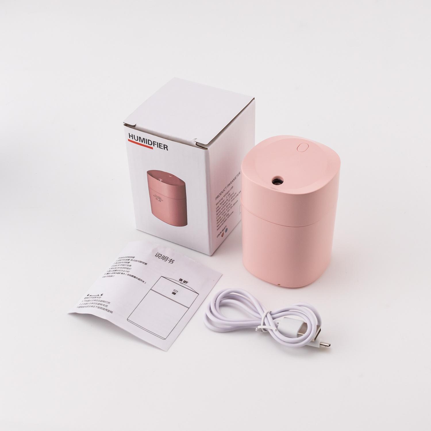 Mini Humidifier With LED Night Light, Cool Mist USB Desktop Humidifier For Car