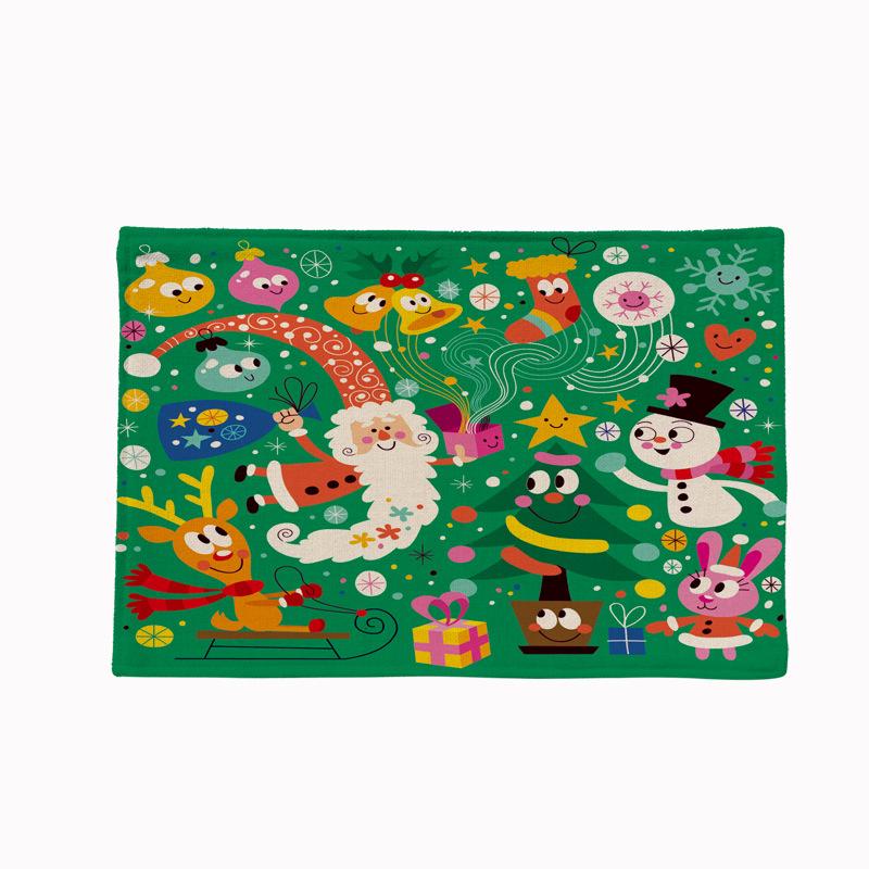 Christmas non-slip table mat