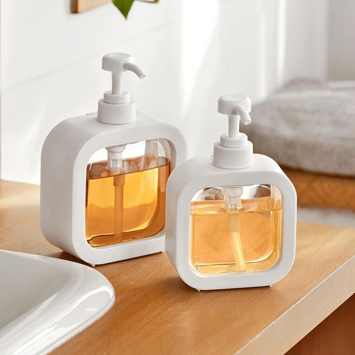 Foaming Soap Dispenser, 300ml And 500ml Refillable Square Pump Bottle