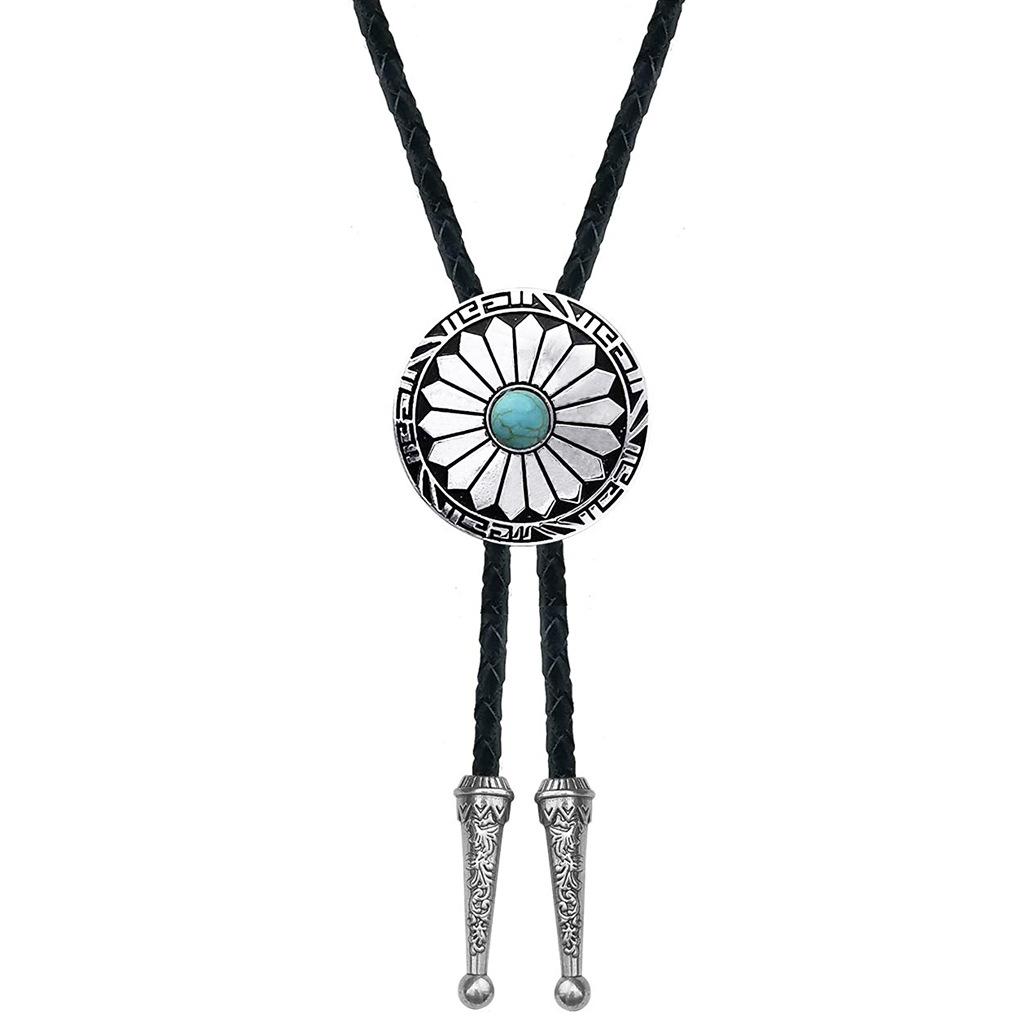 Celtic Pattern Turquoise Tie For Men And Women
