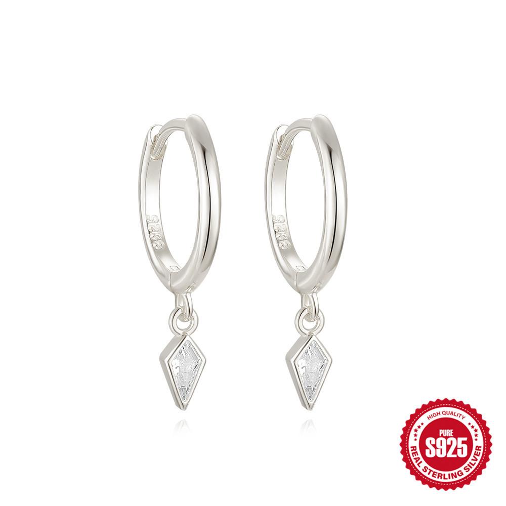 925 Sterling Silver Kite Umbilicaria Ring Earrings Fashion Simple